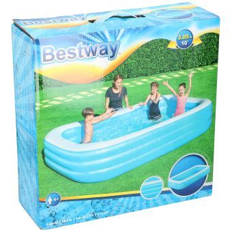 Une piscine gonflable, ça a ses avantages. Piscine gonflable Bestway 300x185x56 - Piscine - Achat ...