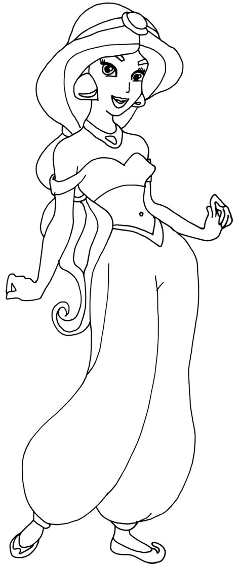 These new coloring pages feature the show's main cast including elena, members of the grand council, and of course zuzo and luna. Printable Princess Jasmine Coloring Pages - Coloring Home