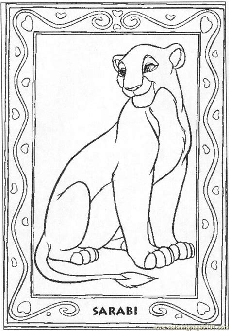 Click to play the game the lion king online coloring page now. Lion Sarabi30 Coloring Page for Kids - Free The Lion King ...