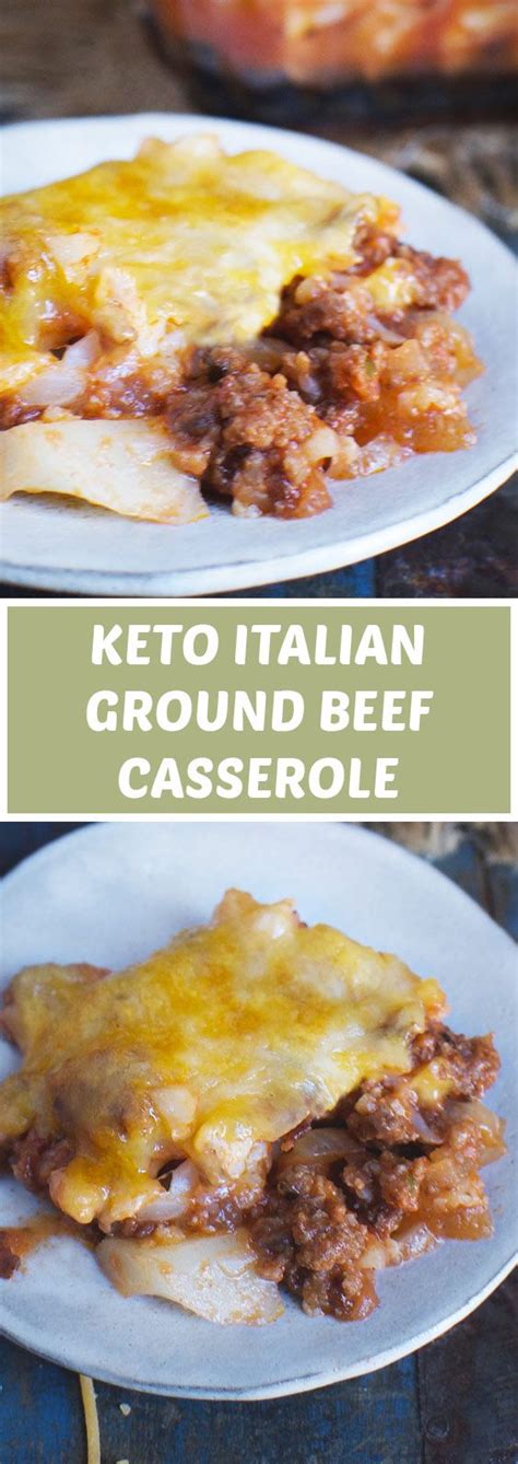 Stir in 1 1/2 teaspoons chili powder, 1 teaspoon onion powder, 1 teaspoon garlic powder, cumin, coriander, salt, and pepper until spiced are distributed evenly. Keto Italian Ground Beef Casserole in 2020 | Ground beef ...