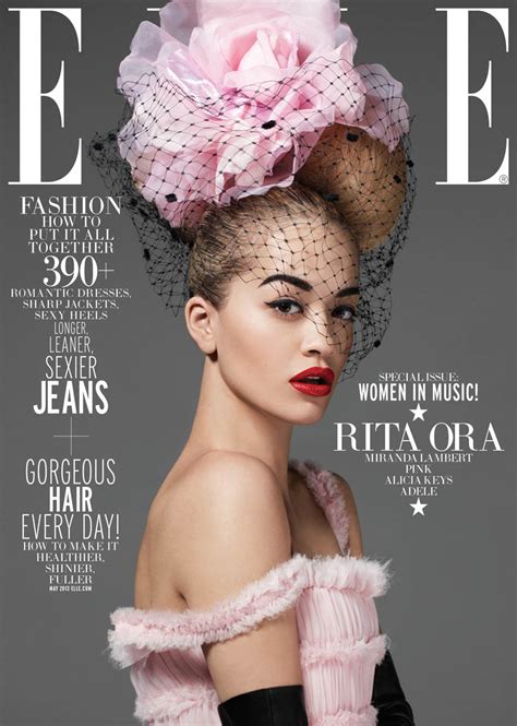 Elle (stylized elle) is a worldwide lifestyle magazine of french origin that focuses on fashion, beauty, health and entertainment. Rita Ora Elle Romania Magazine June 2013 - Magazine ...