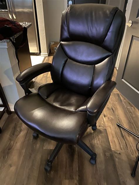 Browse through the selection, take advantage of the super sales and have it delivered straight to your. Brown leather computer chair for Sale in San Antonio, TX ...