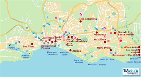 Гугл карта португалии с улицами. Карта курорта Албуфейра / Travel.Ru / Страны / Португалия ...