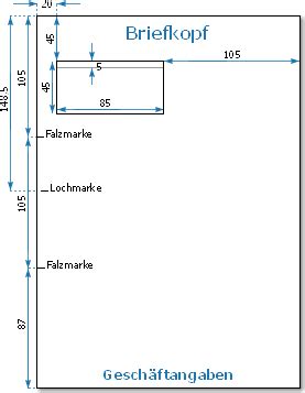 Bewerbung - Sichtfenster Umschlag