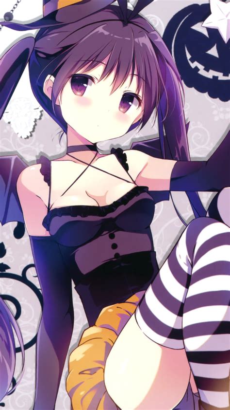 ✅personal use only ❌not for commercial usage. Halloween anime 1080×1920 - Kawaii Mobile