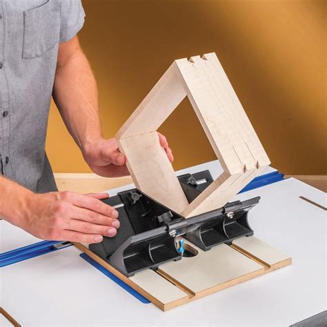 Can also be made as a console table optional brass accents. Latest Rockler Woodworking Jig Uses Router Table To Create Decorative Wooden Box Corners