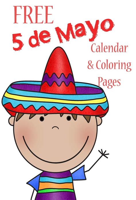 This cool cinco de mayo coloring book for kids is a great gift for kids! Free 5 de Mayo Calendar and Coloring Pages - Blessed ...