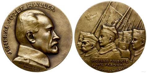 Sport i hobby » kolekcje. medal Józef Haller, 1919, Polska - E-aukcja - Warszawskie ...