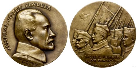 Zapewnimy ci medal na każdy event. medal Józef Haller, 1919, Polska - E-aukcja - Warszawskie ...