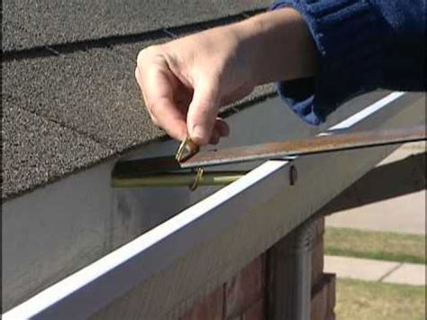 Second, if you notice you have bent gutters, you may be able to gently apply pressure to realign them back. Quick Tip: Fix a Sagging Gutter (#5686) - YouTube