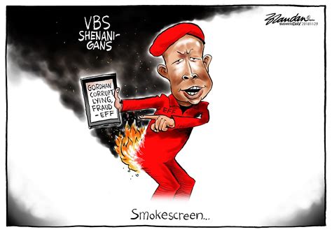 Eff leader julius malema is expected to touch on the party's election preparations, and respond to allegations of financial mismanagement. CARTOON: Malema's smokescreen