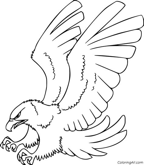 After several days of not being able to go online, i'm back with some new pics and here is one of them. Hawk Coloring Pages - ColoringAll