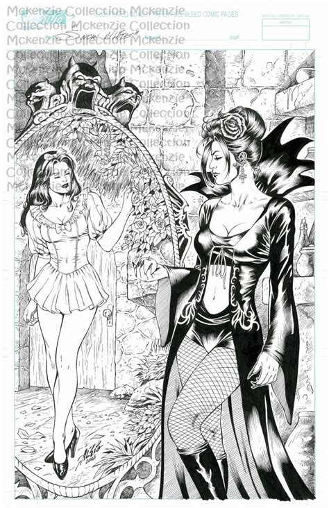 Doodle art in coloring pages owned by children is believed to develop children's memory. Zenescope Snow White Cover, in stephan mckenzie's Non ...