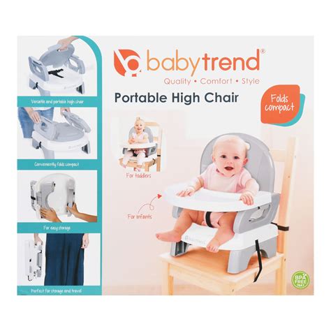 Aside from high chairs, you can find all the other gear you child needs to be happy, healthy, and comfortable at home and on the go! Baby Trend Portable High Chair, Ice Gray - Walmart.com ...