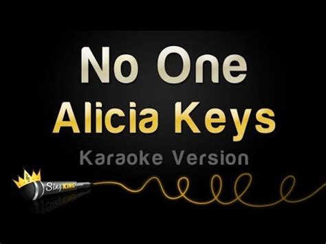 Then she sings oh, oh, oh. a bunch of times, good luck figuring out which ones have different chords, i think it's: KARAOKE | No One - Alicia Keys