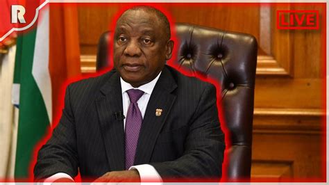 President cyril ramaphosa was expected to reveal his executive at 8pm on wednesday but the announcement was delayed as he was still meeting the presidency confirmed that ramaphosa would address the nation on the composition of the executive and who will serve in what is expected. President Cyril Ramaphosa Level 3 Announcement - YouTube