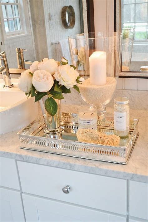 Bath accessories offer a wide assortment of functional yet stylish pieces to your bathroom. Counter Decor to Create a Spa Atmosphere … | Counter decor ...