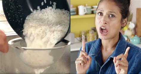 Who the hell washes rice AFTER cooking it? This chef does ...