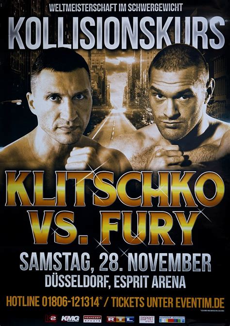 Wladimir klitschko is the picture of crisp professionalism, and somehow tyson fury managed to funny thing is, if klitschko beat fury, fury would be labeled as 'another bum'. Fury vs Klitschko poster unveiled ahead of 'Collision ...