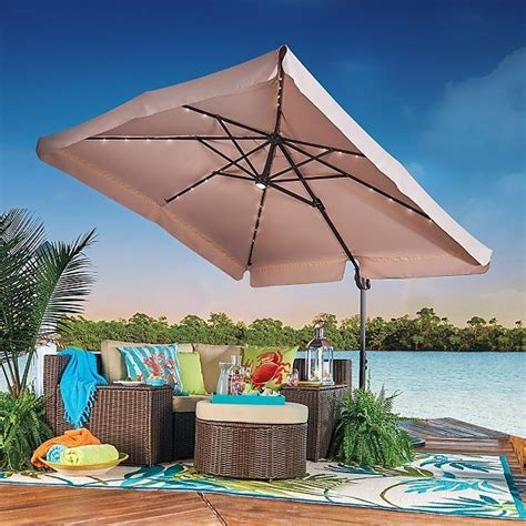 It's made of materials that there are plenty of outdoor umbrellas to choose from, though, so it's important to select the right one for your yard. A patio umbrella with a solar feature, what more could you ...