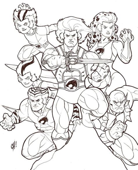 If you like it, just print it out and using. Thundercats Coloring Pages 02 80s Cartoons Colouring ...