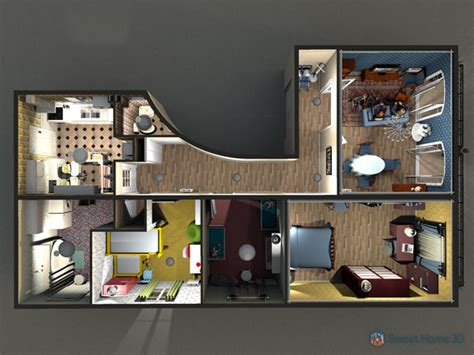 Added the sweethome3d file (sh3d). Sweet Home 3D : Galeria