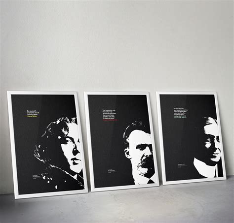 First, have a definite, clear practical ideal; Great Minds: philosophy posters on Behance