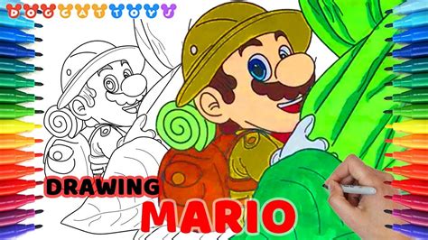 Mario odyssey cappy coloring pages. How to Draw Super Mario Odyssey #97 | Drawing Coloring ...