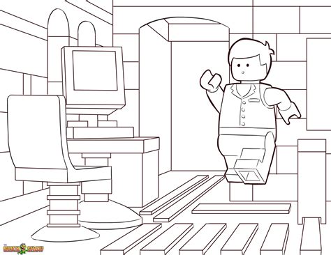 Lego movie party ideas goody bags or party activity lego. Lego Movie Coloring Pages - Coloring Home