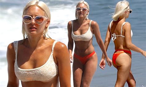 Brittney amber hot g vibe. Mel B's former nanny Lorraine Gilles hits beach in Malibu ...