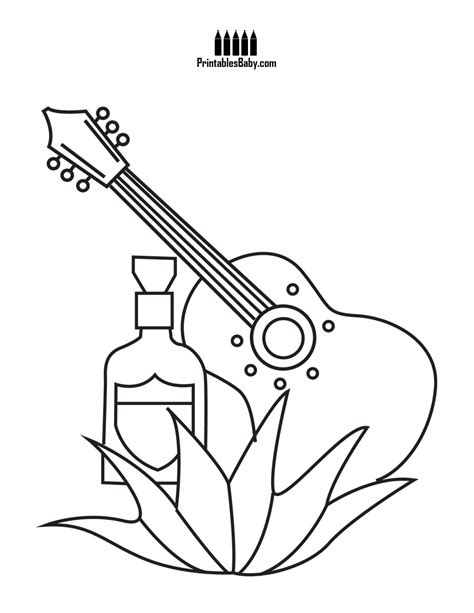 Coloring pages are no longer just for children. Ukulele Coloring Page at GetColorings.com | Free printable ...