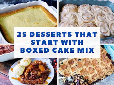 In fact, this was my first time learning about madeleines from france and mochi. 25 Desserts That Start With Boxed Cake Mix | Just A Pinch