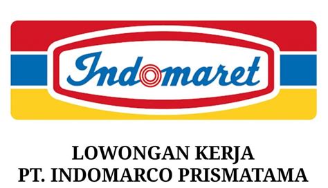 Terdapat banyak lowongan kerja yang mempunyai kemiripan dengan pt indogrosir makassar yang tersedia di loker indonesia terbaru. Lowongan Kerja PT Indomarco Prismatama Terbaru