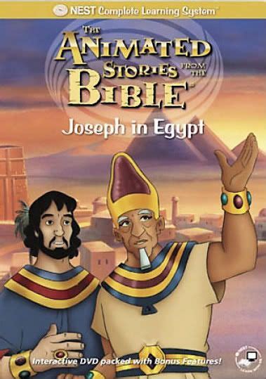 In egypt, joseph is a hebrew slave to potiphar, chief of pharaoh's palace guard. Animated Stories from the Bible: Joseph In Egypt (NEST ...