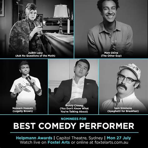 Nazeem hussain is an australian comedian, actor, television and radio presenter. Helpmann Award Nomination | Nazeem Hussain