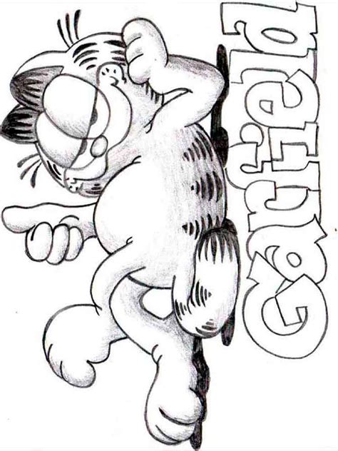 1127 x 1409 gif 25 кб. Garfield coloring pages. Download and print Garfield ...