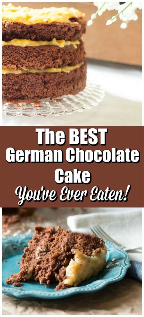 A traditional homemade german chocolate cake made from scratch with layers of moist and delicious chocolate cake and topped with lots of a rich coconut as a matter of fact, whenever there's a family gathering, i always volunteer myself to bring dessert, just so that i can make a cake or a trifle. Pin on make a "mix"