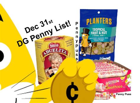 Several people have found this surprise penny item at dollar general today. Dollar General Penny List for Dec 31! - Penny Puss