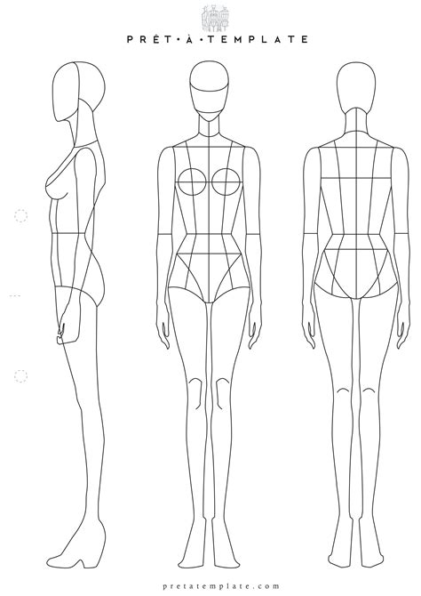 It is important for a designer to be able to draw fashion and technical flats which will be presented to manufacturers, describing their clothing design in detail. Prêt-à-Template | Designers de moda, Desenho de moda ...