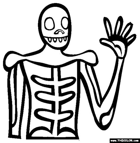 Mummy, skeleton and skulls coloring pages these mummy, skeleton and skulls coloring pages make a great halloween activity for kids. Skeleton Costume Coloring Page | Free Skeleton Costume ...