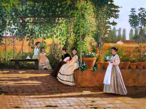 Silvestro lega, il pergolato, 1868. MACCHIAIOLI