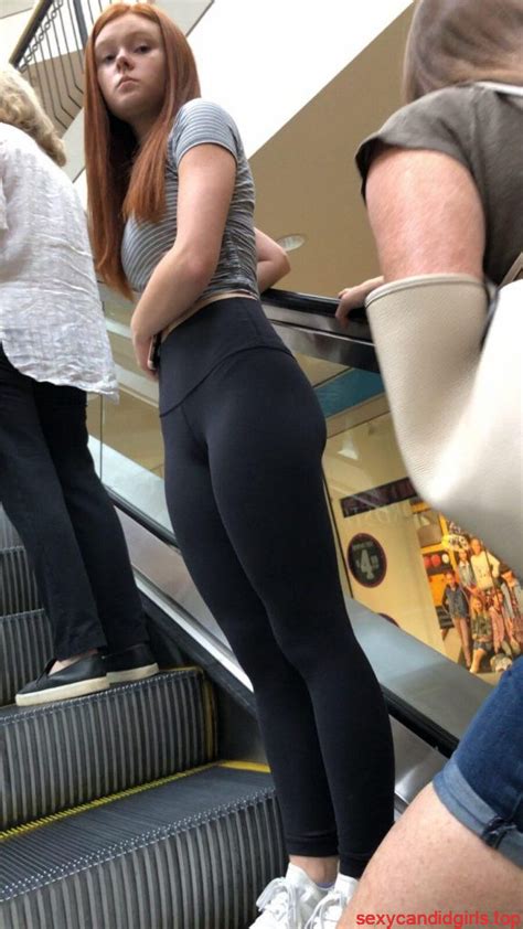 Check spelling or type a new query. Cute Redhead in Yoga Pants on the Mall Escalator Candid ...