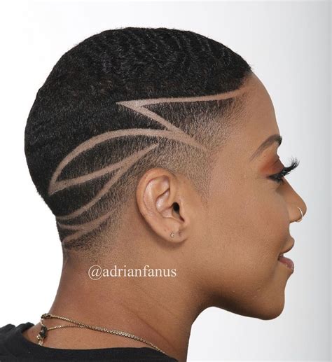 A customized hair design with a mohawk haircut looks great this delicate hair design for women speaks for itself. Pin on Women haircut designs