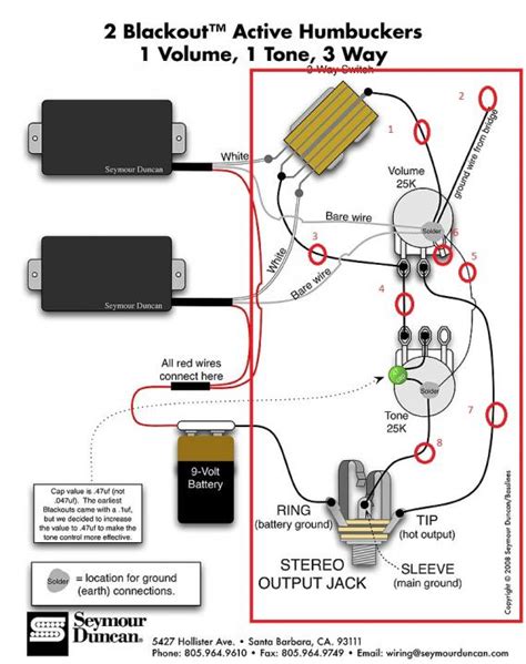 The wiring diagram on the opposite hand is particularly beneficial to an outside electrician. Strat Wiring Seymour Duncan Blackout Bridge Diagram - Complete Wiring Schemas