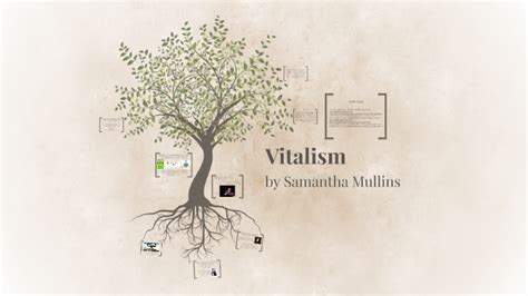 Vitalism is also the basis for the modern spiritual belief in a life force or energy. Vitalism by Samantha Mullins