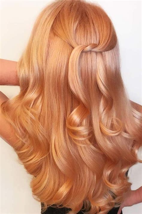 Give your hair color a boost this fall by trying out one of the season's hottest hair color trends. Peach Shade Hair Color. A rose gold hair shade, in its ...