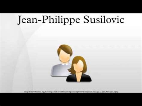 He is originally from brussels, belgium. Fame | Jean-Philippe Susilovic net worth and salary income ...