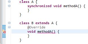Run java games and applications java runtime environment (jre) is the software you need to support all java applications and games. Overriding synchronized methods in Java - Stack Overflow