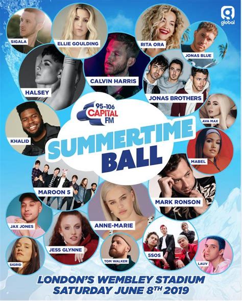 Tickets will go on sale june 22 and can be purchased online. Listen: Capital's Summertime Ball Playlist Exclusively On ...