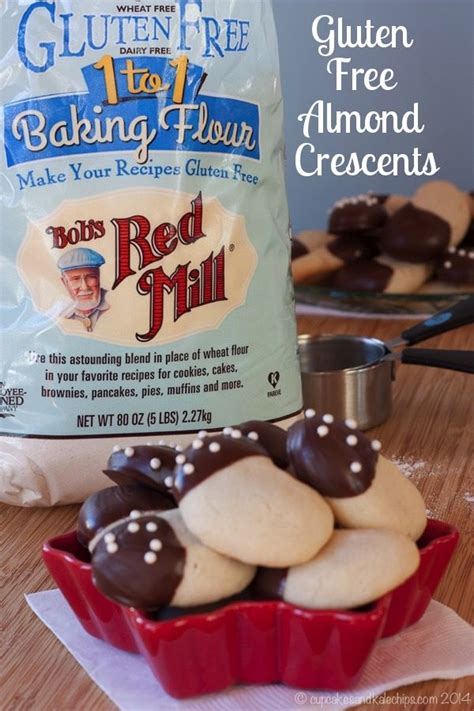 Thumbprints are also great if you're. Gluten Free Almond Crescents - Cupcakes & Kale Chips | Gluten free christmas cookies, Gluten ...